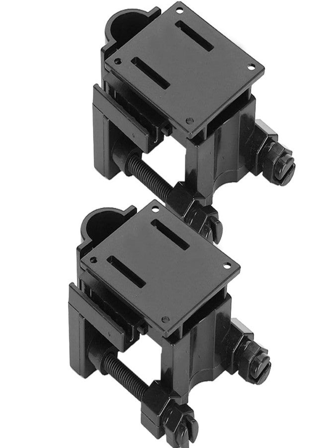 Chiffonade 2Pcs 2.8 Inch Aquarium Hose Clamp Clip Plastic Pipe Holder with Stainless Steel Fasteners for Tube Dia Within 18mm - Image 3