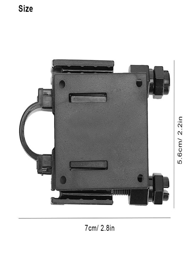 Chiffonade 2Pcs 2.8 Inch Aquarium Hose Clamp Clip Plastic Pipe Holder with Stainless Steel Fasteners for Tube Dia Within 18mm - Image 2