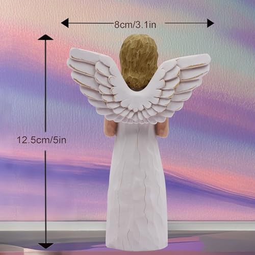 AcowSpt 65th Birthday Gifts for Women, 65th Birthday Decorations for Women, Sculpted Hand-Painted Figurine - Image 4