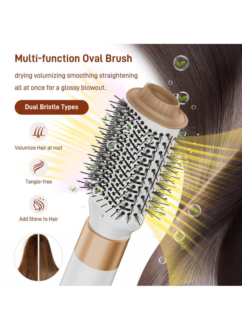 Jourvent 7 In 1 Hair Dryer Brush Styling Tools Set 1400W Hot Air Hair Curler Styler with Straightening and Curling Wands, Ionic Blow Dryer with 110,000 RPM Motor for Women Hair Types - Image 3