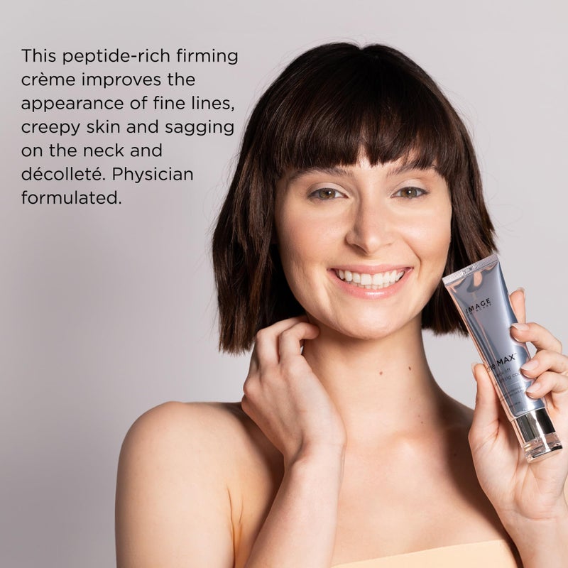 IMAGE Skincare, the MAX Neck Lift, Firming Cream to Uplift the Appearance of Sagging Skin, Improve Appearance of Fine Lines, 2 fl oz - Image 4