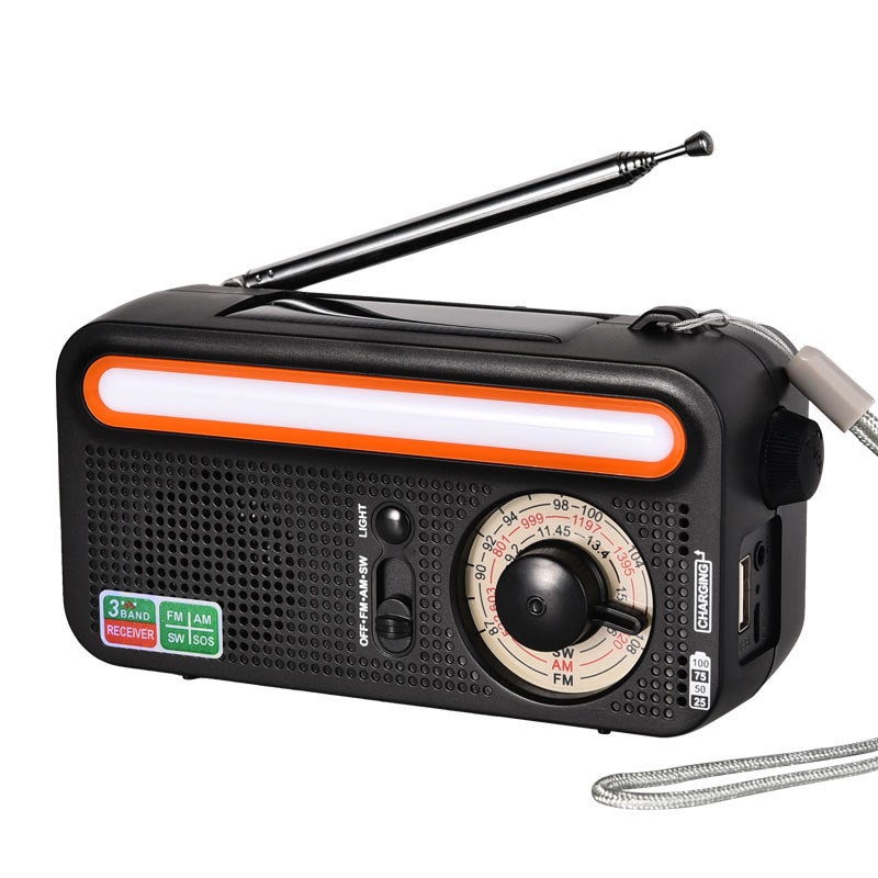 R903 Radio Portable Old Man New Multi-Band Antenna Solar Emergency Hand Power Generation - Image 2