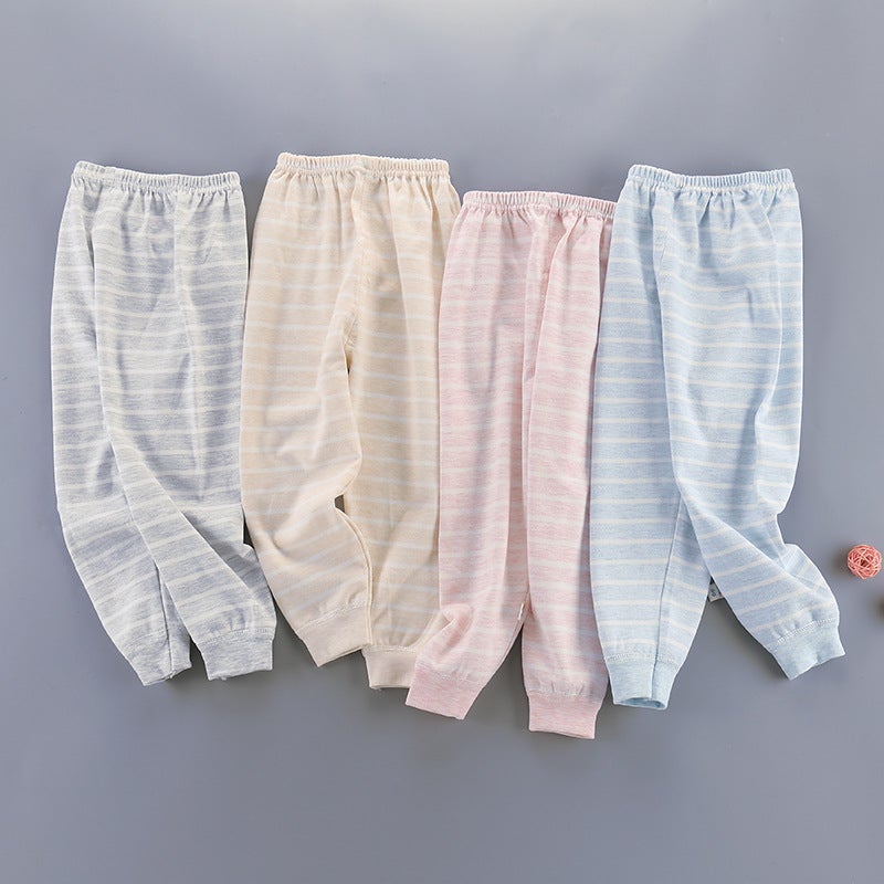 Children'S Clothing Kidsren'S Pants Pure Cotton Girls' Leggings Baby Colorful Cotton Single Long Johns One Piece Drop Shipping - Image 3