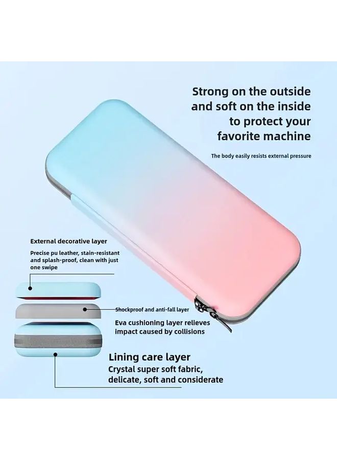Red Travel Carrying Case for Switch and Switch OLED Spacious Protective Bag with Multiple Compartments - Image 4