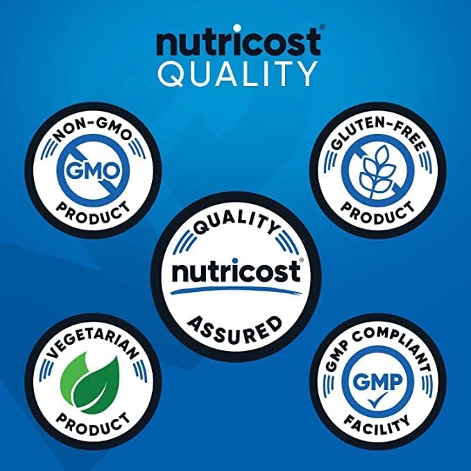 Nutricost نوتريكوست غابا حمض غاما أمينوبوتيريك 750 ملغ 240 كبسولة 240 حصة خالية من الكائنات المعدلة وراثيًا وخالية من الغلوتين - Image 3