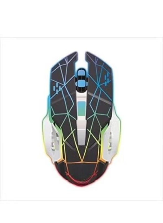 Wireless Gaming Mouse – RGB Light, Ergonomic Grip & Fast Response – Ideal for Daily Use and Gaming