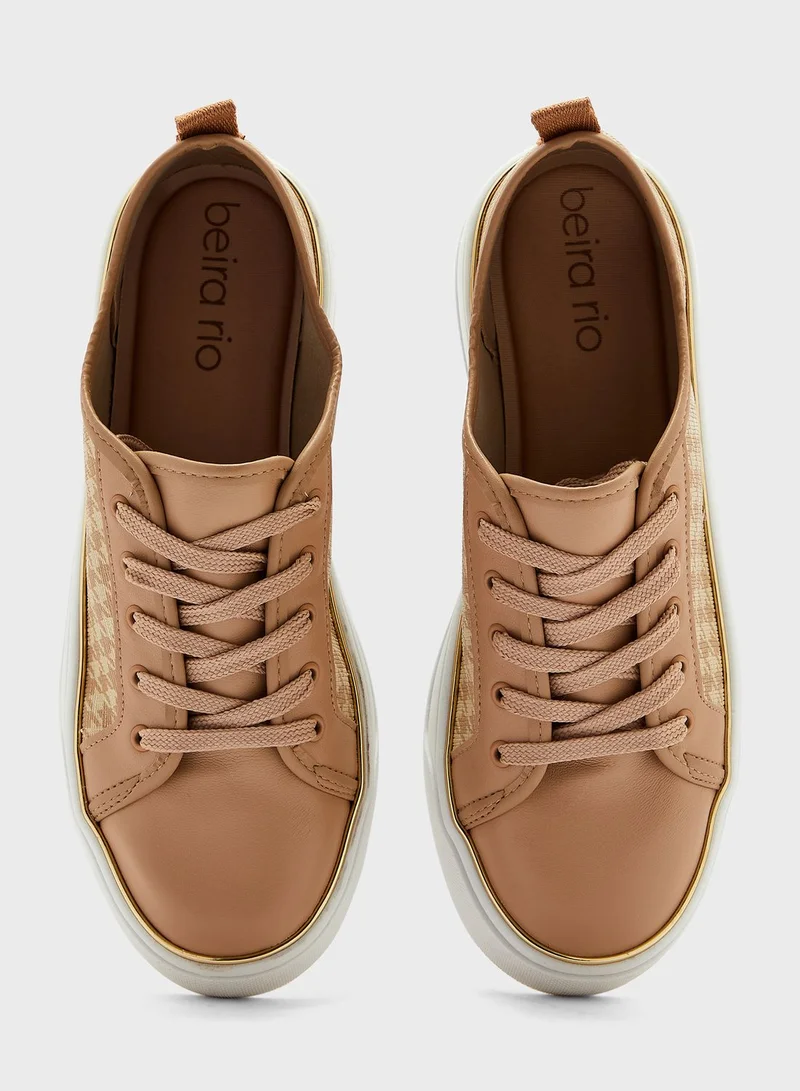 Beira Rio Adaline Lace Up Low Top Sneakers