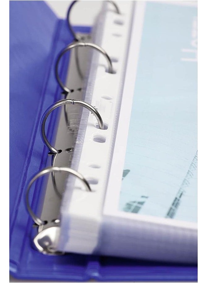Artlantis A3 Bag File Vertical 10 Piece Transparent Leaflet File 1 Pack Office School Desk Bag File with Holes on the Edge  - Image 3