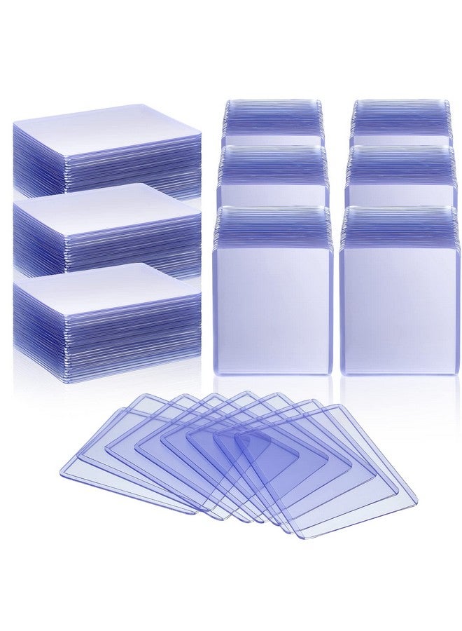 Chinco 400 Pieces Card Sleeve Hard Plastic Card Protector Card Holder For Trading Card Baseball Card Football Card Sport Card Card Photo Card 3 X 4 Inches (Clear)  - Image 1