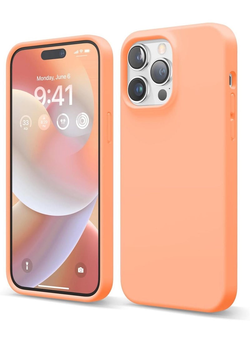 Elago - Silicone Case Cover for iPhone 14 Pro MAX - Salmon - Image 1