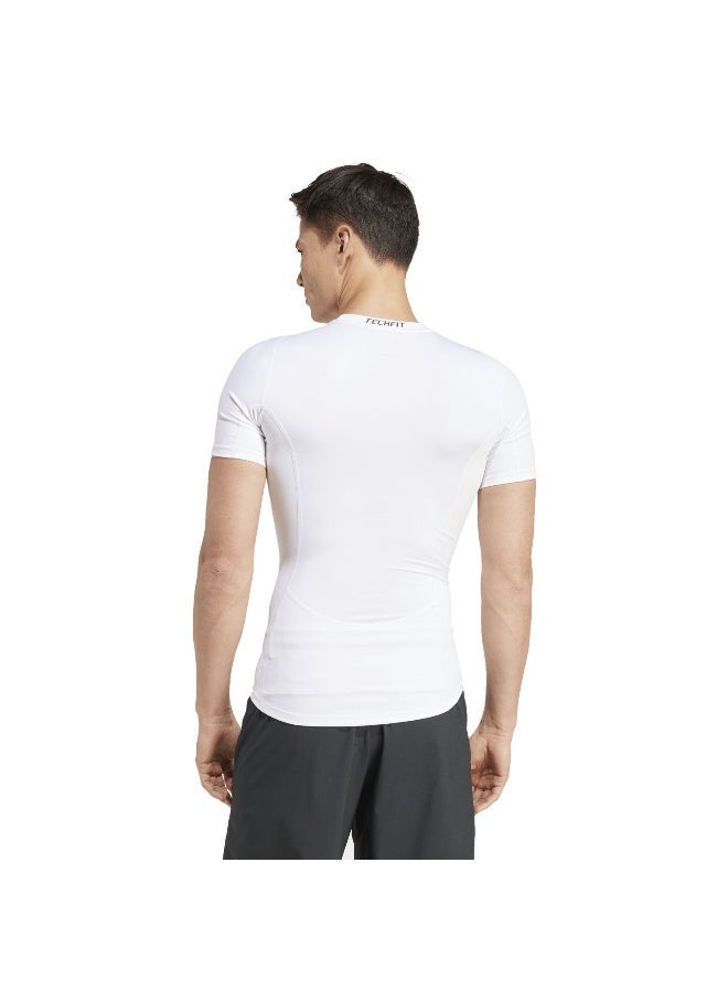 اديداس تيشيرت أبيض رجالي بأكمام قصيرة - Image 4