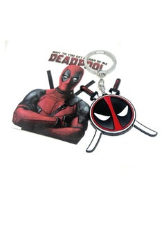 Avengers Marvel 3D Cross Sword Deadpool Keychain | Ideal Gift for Men, Boyfriend, Brother, and Avenger Fans | Keyring For Bikes, Cars