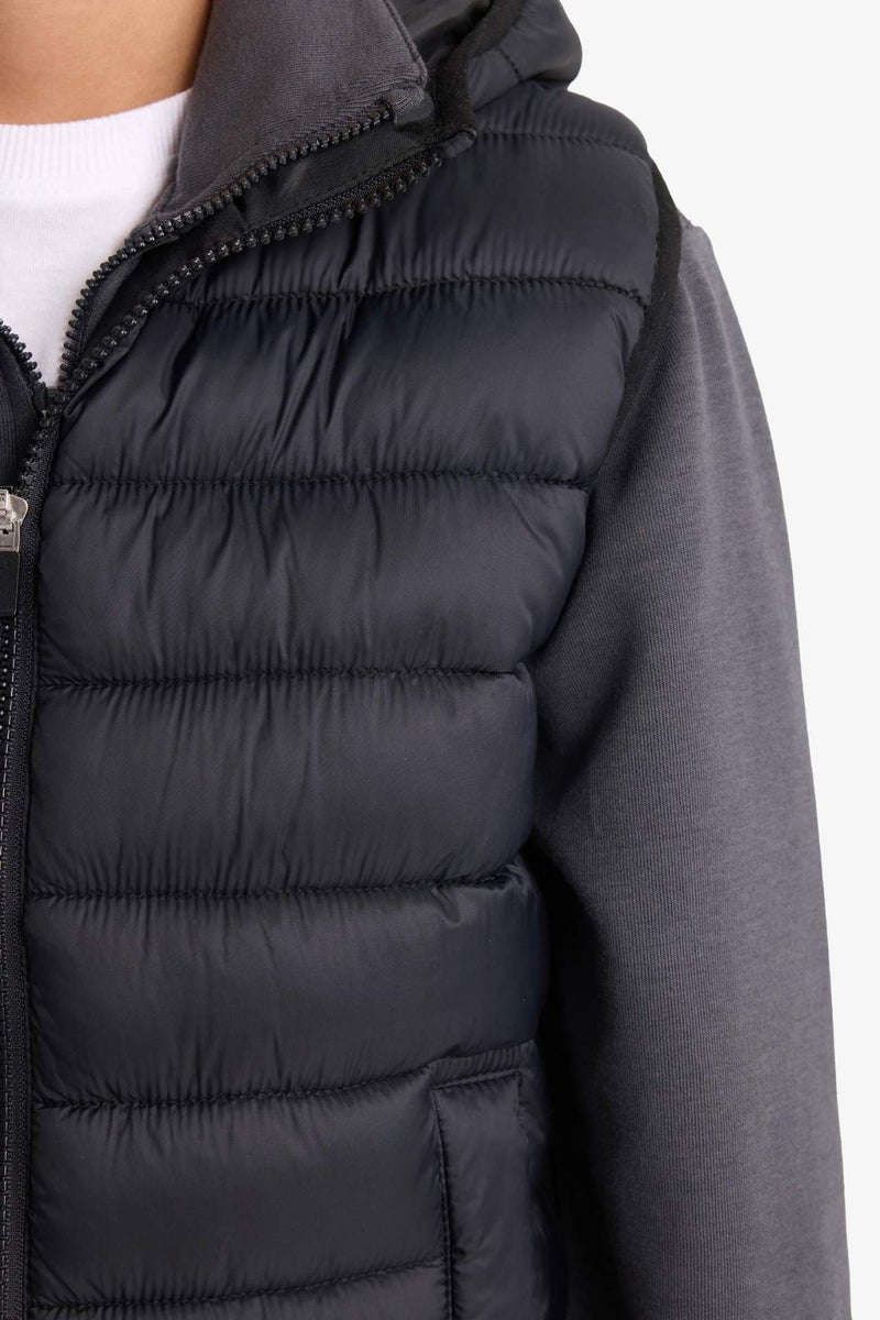 DeFacto Boy Hooded Water Repellent Vest - Image 4