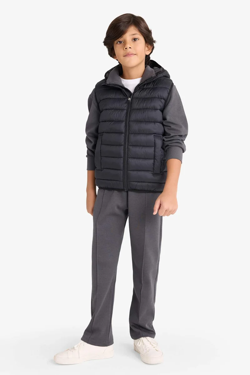 ديفاكتو Boy Hooded Water Repellent Vest