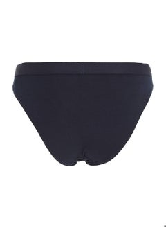 TOMMY HILFIGER Women's Original Logo Waistband Briefs Underwear Bottoms, Navy  - Image 5