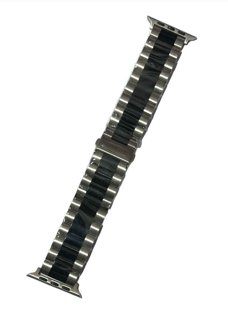 Generic - Stainless Steel Metal Bracelet Watch Band Strap Apple Smart Watch Series 4/5/6 - 42/44mm - Image 1