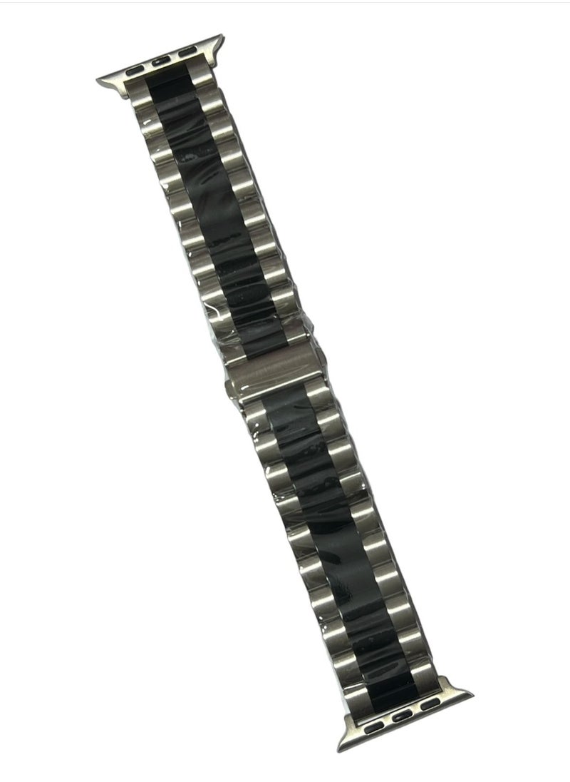 Generic - Stainless Steel Metal Bracelet Watch Band Strap Apple Smart Watch Series 4/5/6 - 42/44mm - Image 1