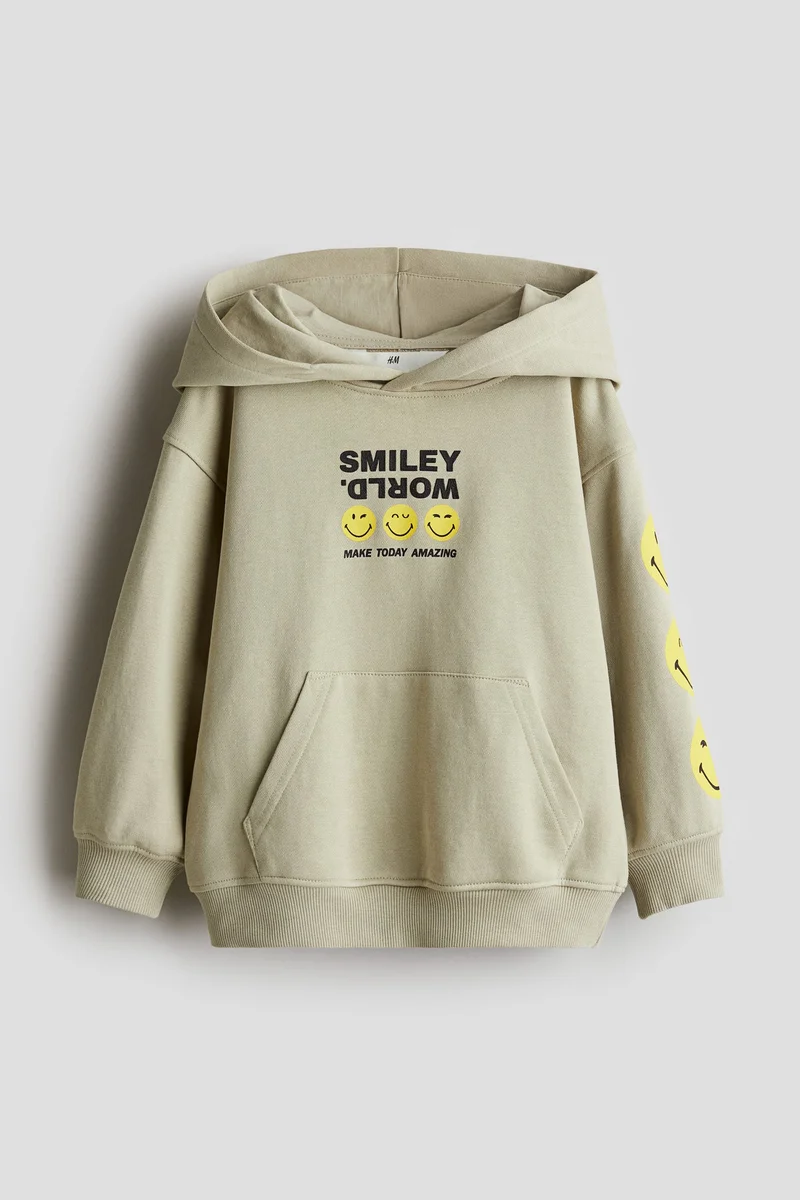اتش اند ام Printed Hoodie