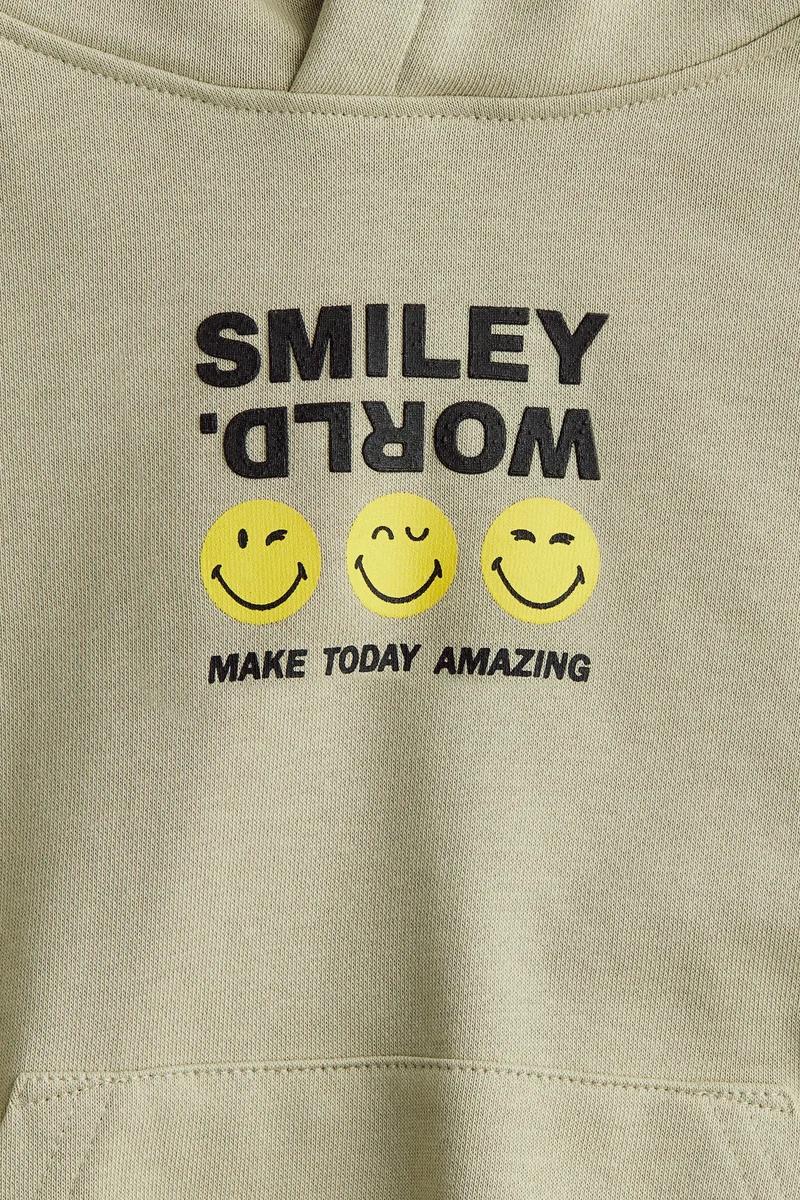 اتش اند ام Printed Hoodie