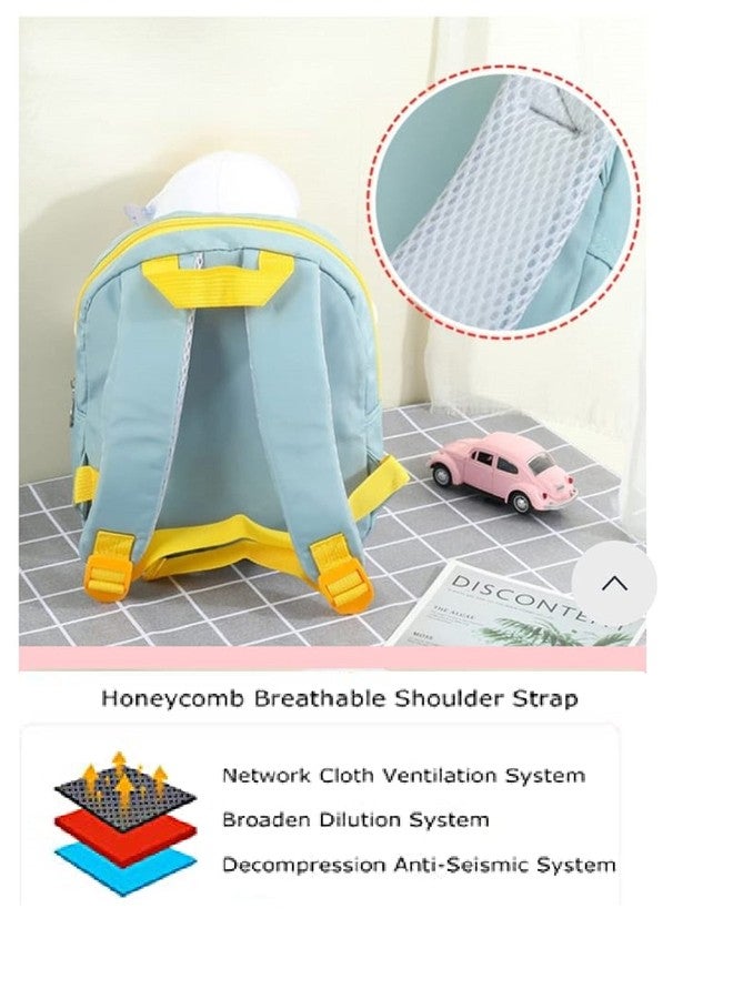 RIANZ Cute Astronaut Baby Backpack for Kids Girls & Boys Plush Bag with with Cartoon Uni-corn Stuffed Toy for Toddler Baby 1-3Years Old Child (Blue) - Image 4