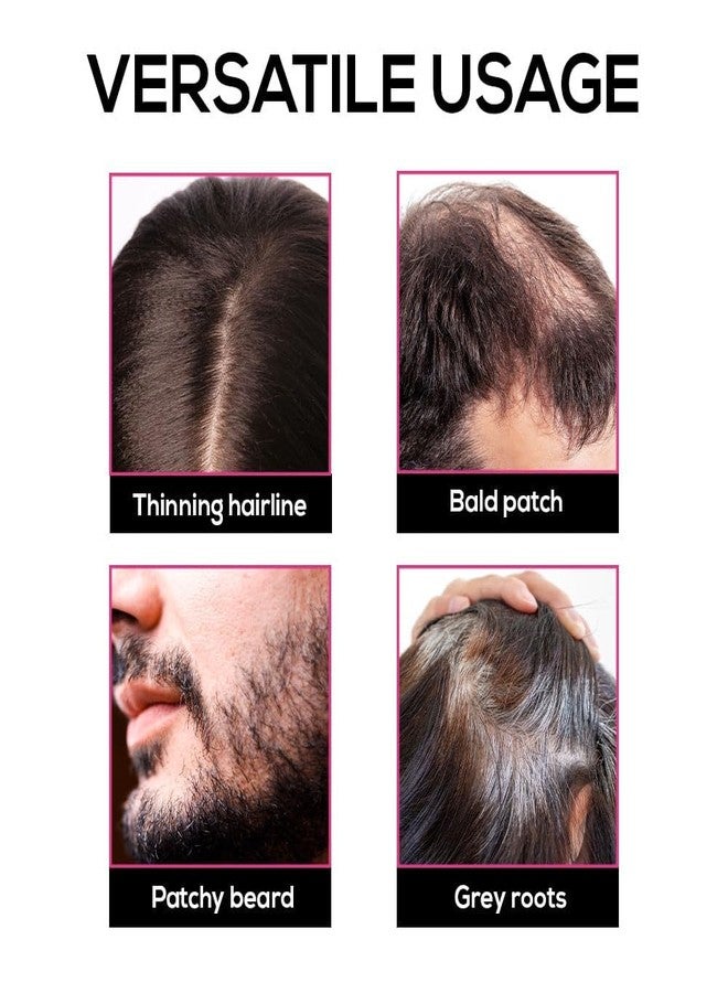 VELEXORI Cover Up Hair Powder Black Instantly Covers Grey Roots Bald Spots Hair Filler for Thinning Hair Long Lasting Matte Finish Natural Look, Easy to Apply Lightweight Formula - Image 3
