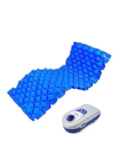 Generic YH Medical Air Mattress with Compressor for Grade 1 Bedsores Treatment, Twin/Single, Blue, Viscose Bamboo Material 