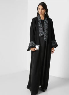 Monotonal Abaya With Inner & Sheila