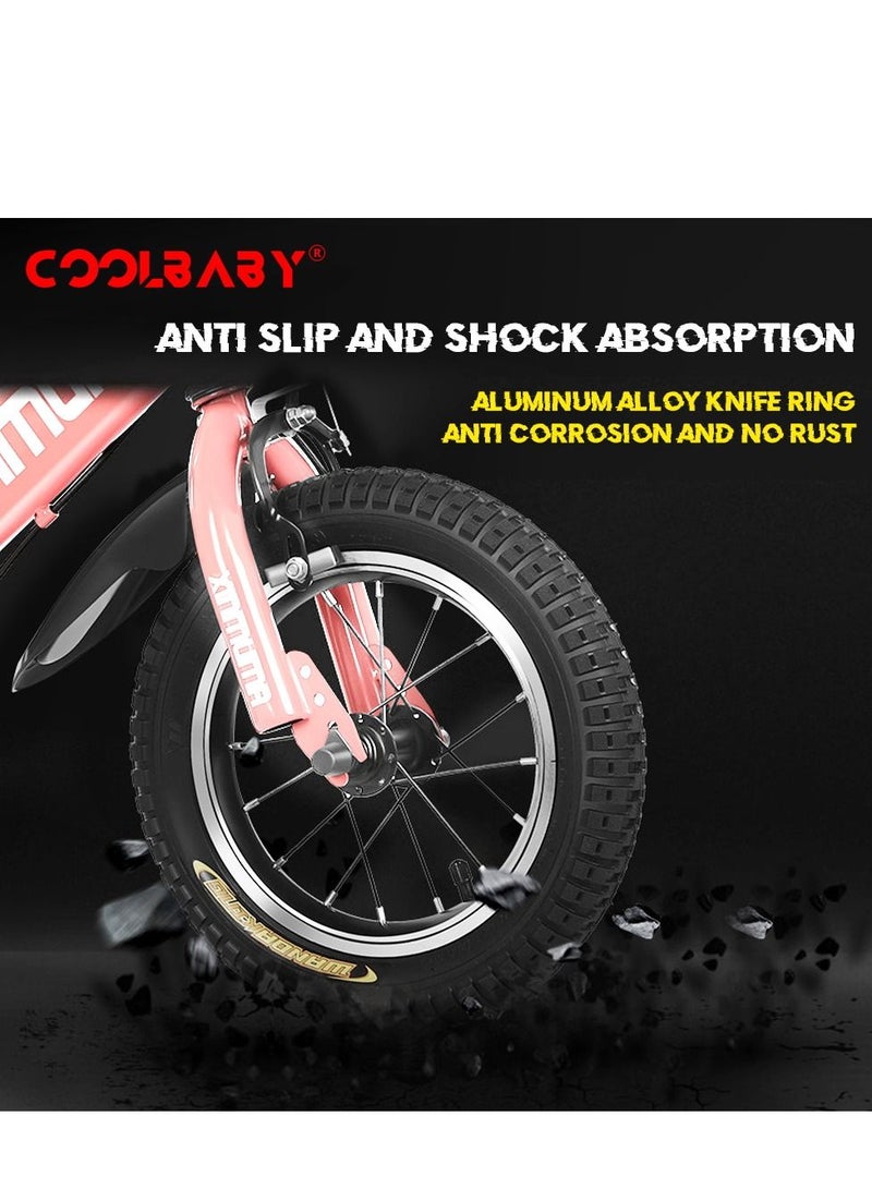 Cool Baby 16 Inch Princess kids Bikes Bicycles with Training Wheels and Fenders - Image 4