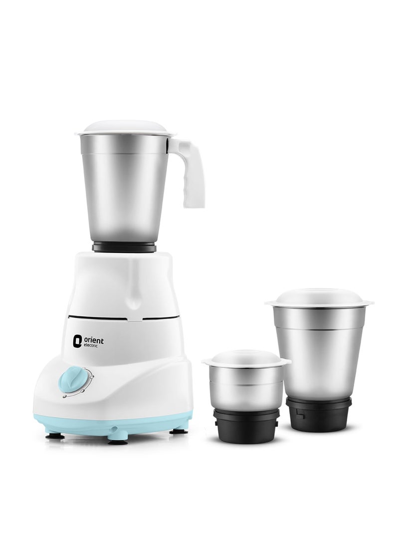 Orient Electric Orient Electric 500W mixer grinder | Kitchen Kraft 500 MGKK50B3 with 3 SS jars | Longer life balanced coil motor | ABS body | Uniform grinding | 5 years motor warranty  - Image 1