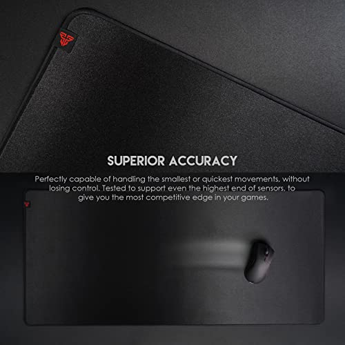 FANTECH Agile Gaming Mousepad for Esports, SPEEDSILK Fabric Low Friction Surface Mouse Pad, Ultra-Soft Stitched Anti-Fray Edges Washable Mouse Mat, MP453 Large (17.7"x13.8"), 450x350x4mm - Image 4
