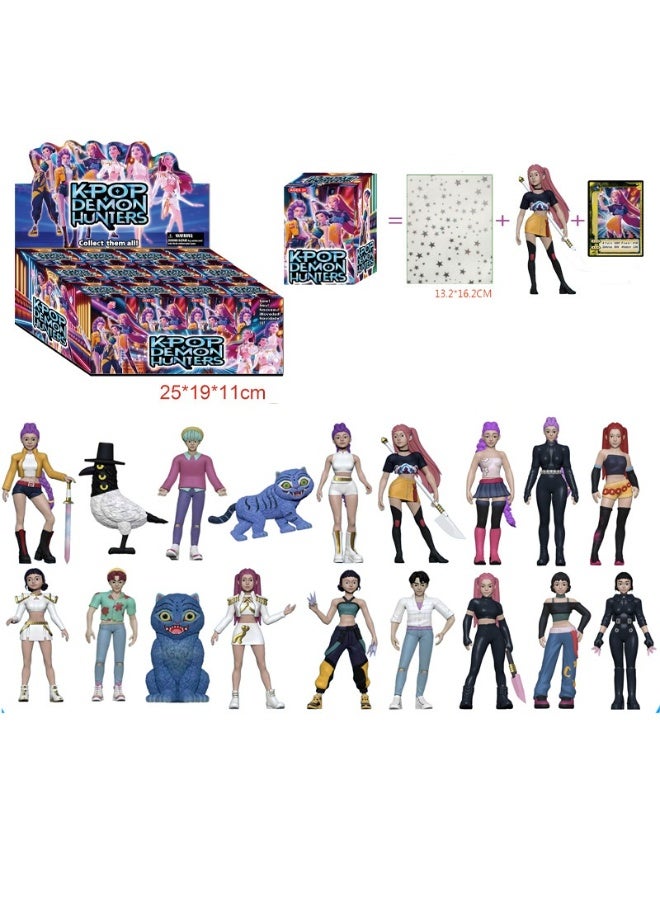 Y&D 12 Pcs kpop hunters Action Figure Toys For Fans  Series Figures Model Birthday Cake Toppers