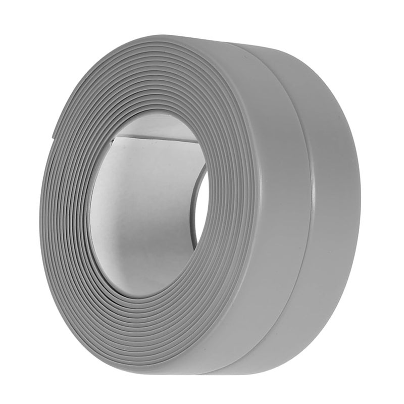 Gray PVC Self Adhesive Bath Wall Sink Basin Kitchen Sealing Strip 38mm X 3 2m - Image 3