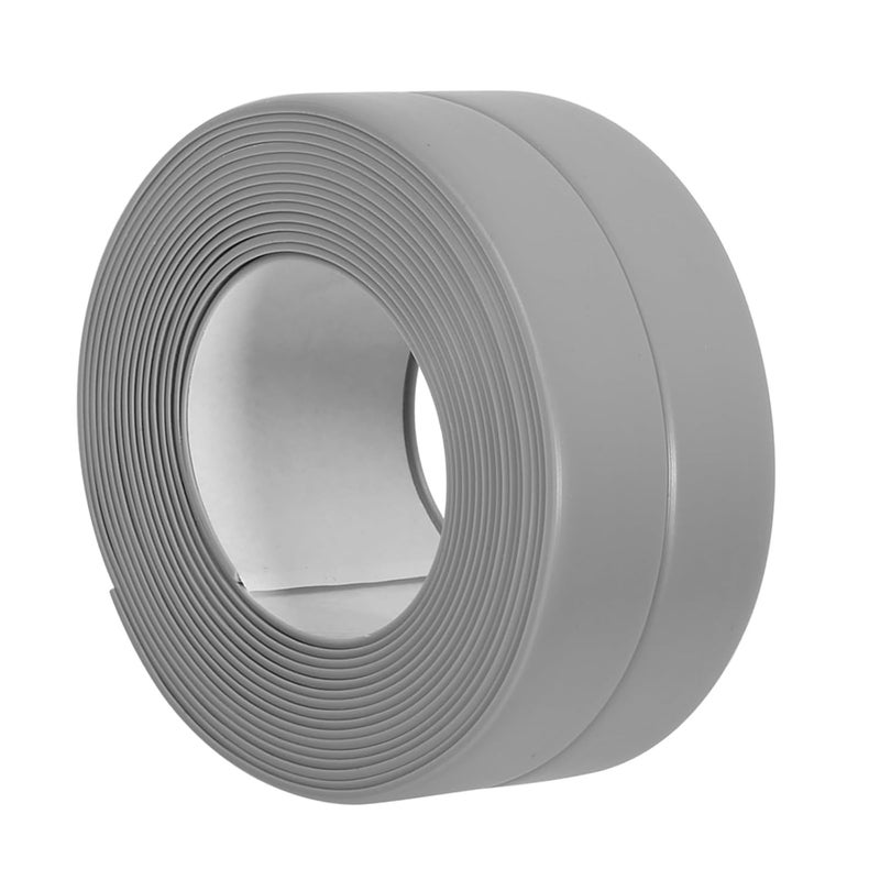 Gray PVC Self Adhesive Bath Wall Sink Basin Kitchen Sealing Strip 38mm X 3 2m - Image 4