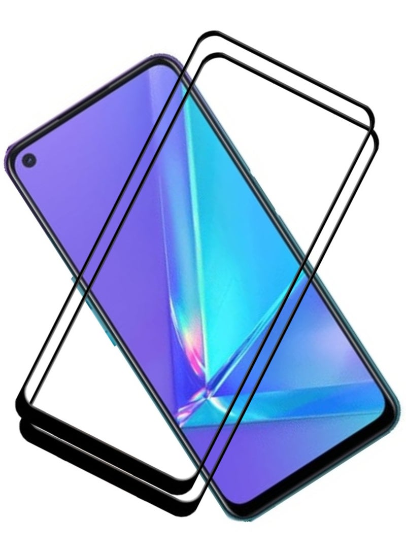 ACLIX 2 Pieces Antistatic ESD Dustproof Premium Quality High Definition Tempered Glass Screen Protector Designed For Oppo A92 - Image 1