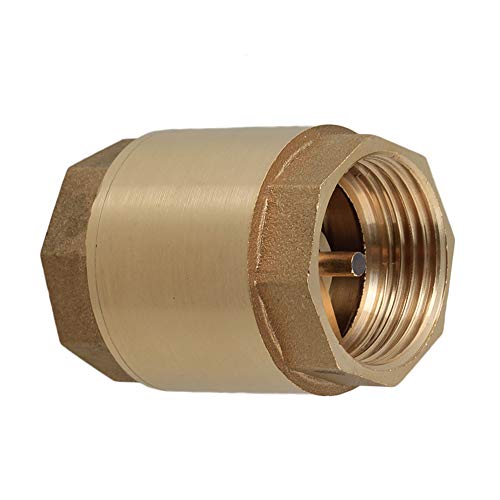 CNBTR Brass Female Male Spring Check Valve Vertical 1" BSPP Check Valve Hydraulic Control - Image 2