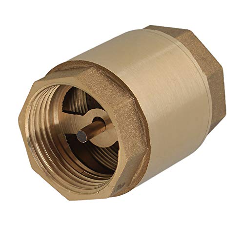 CNBTR Brass Female Male Spring Check Valve Vertical 1" BSPP Check Valve Hydraulic Control - Image 3