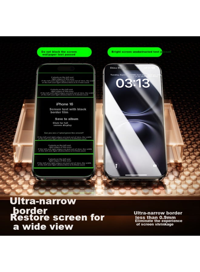 Smartdevil Apple 16 Tempered Glass Screen Protector For Iphone 16, Full Screen High Definition, Anti-explosion, Anti-blue Light, Anti-fingerprint, Smooth Touch, Thin Edge, No White Edge, Dustproof, 2 - Image 2