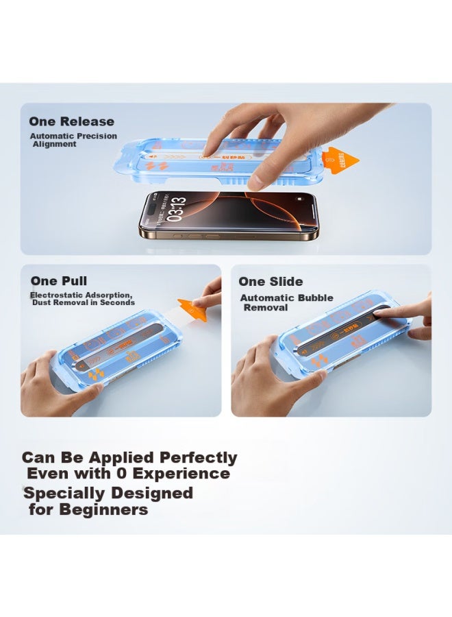 Smartdevil Apple 16 Tempered Glass Screen Protector For Iphone 16, Full Screen High Definition, Anti-explosion, Anti-blue Light, Anti-fingerprint, Smooth Touch, Thin Edge, No White Edge, Dustproof, 2 - Image 3