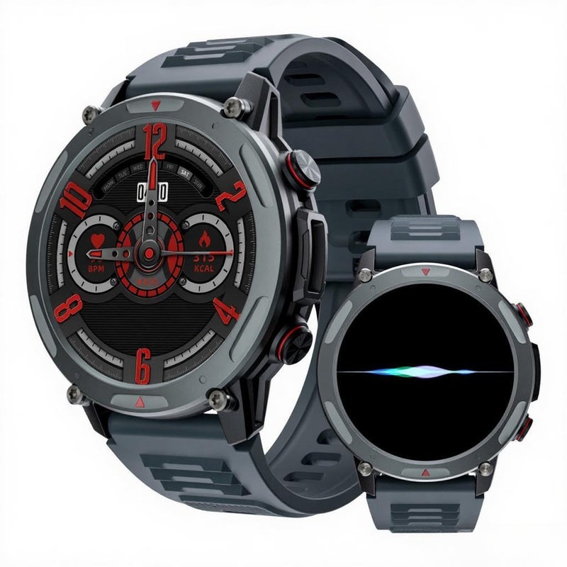 ZUES 4 PRO Smart Bracelet Sports Watch 1.43-Inch AMOLED FullTouch Screen Fitness Tracker IP68 Waterproof BT Call Blood Oxygen/Sleep/Heart Rate/Blood Pressure Monitor Multiple Sports Mode - Image 1