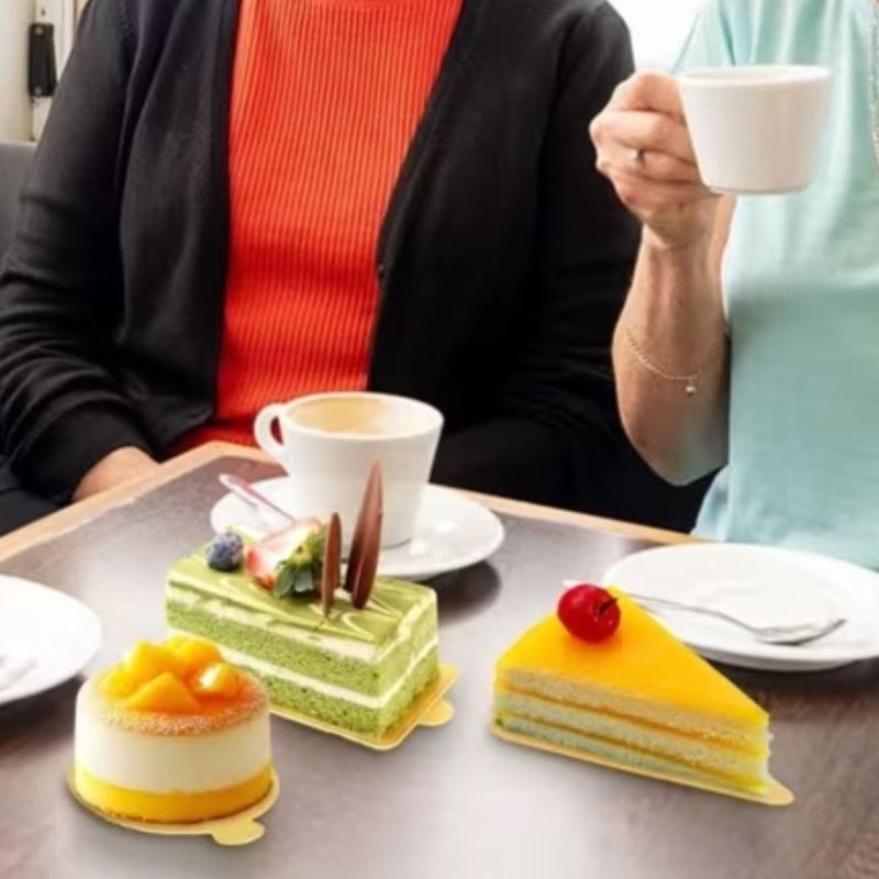 59pcs Mini Cake Base Display Board Gold Mousse Dessert Tray For Baking And Decorating - Image 3