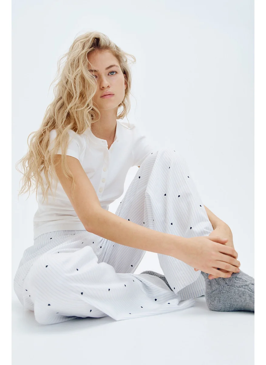 H&M Cotton Pyjama Bottoms