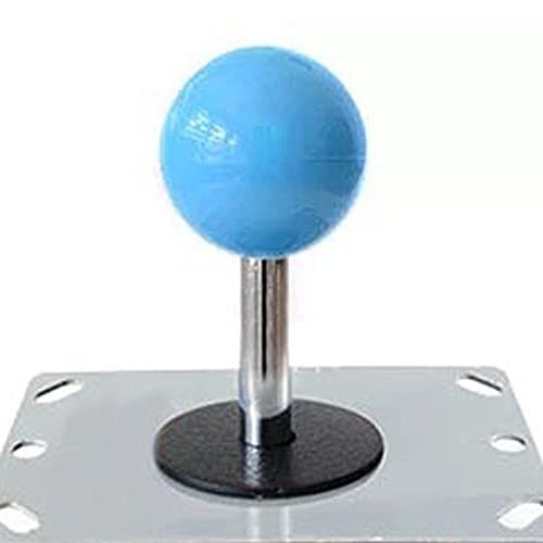 lasenersm 2 Pieces 35mm Arcade-Game Round Joystick Head Joystick's Round Balltop Round Topball Handle Rocker Ball Top Handle, Blue, Red - Image 5