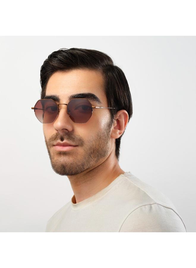 30 سندايز نظارات شمسية أزورو هندسية نصف إطار - Image 4