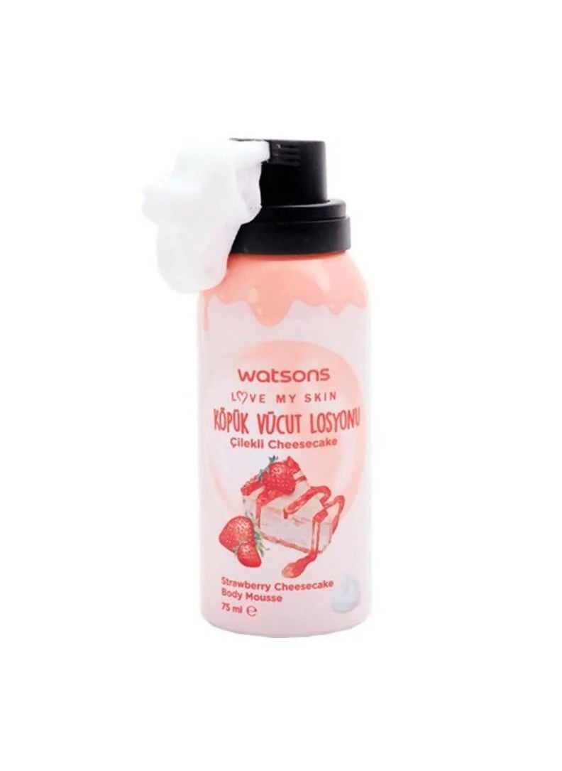 Watsons Love My Skin Strawberry Cheesecake Body Mousse 75 ml  - Image 1