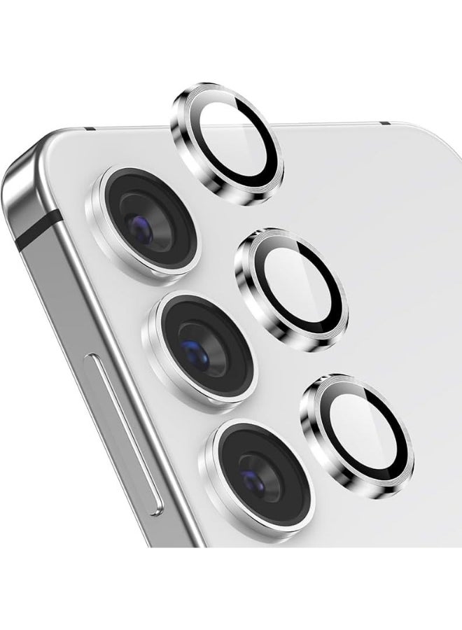 PROTECT Xzoom Lens Protector for Samsung Galaxy S25 Plus | Sapphire Glass, Metal Frame, Ultra Clear, Silver – Model: XSMS25PSLV - Image 1