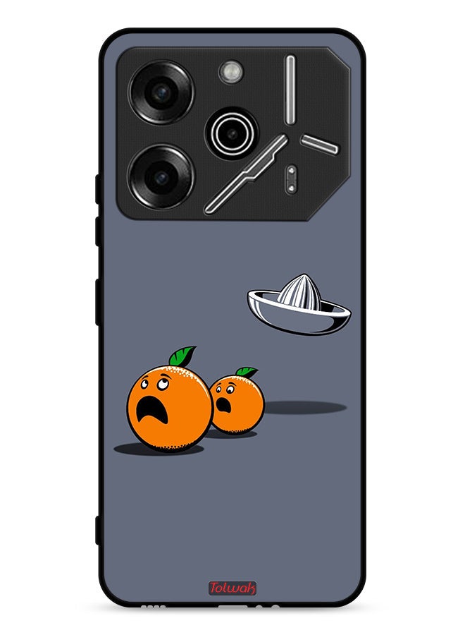 Tolwak Tecno Pova 6 Pro 5G Protective Case Cover Minimalism Digital Art Humor - Image 1