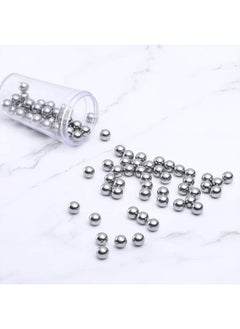 Hotop 100 Pieces Nail Polish Mixing Agitator Balls Stainless Steel Mixing Balls Rust-proof Paint Mixing Balls Metal Mixing Balls for Nail Polish Model Paints, 6.35 mm  - Image 5