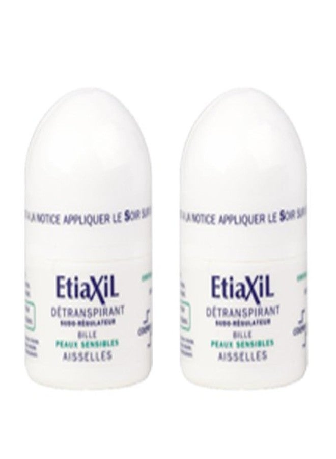 Etiaxil علاج رول أون غير عرق للابطين للبشرة الحساسة 15 مل عبوة من 2 قطعة - Image 1