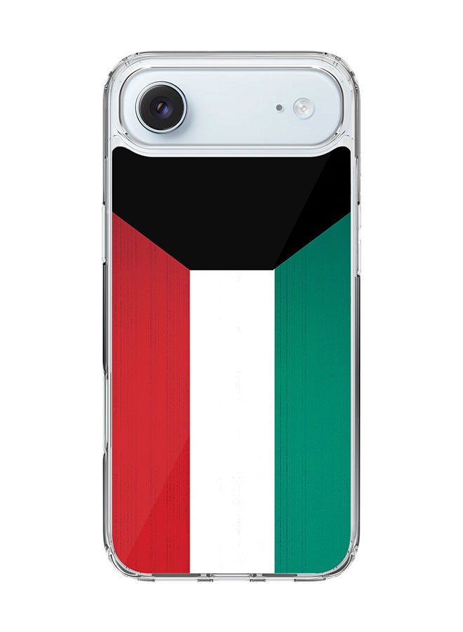 Stylizedd Classic Clear MagSafe Case for iPhone 17 Air , Hybrid Soft Case Flexible Edges Anti Drop TPU PC Gel Thin Transparent Cover [ Designed for iPhone 17 Air ] - Flag Of Kuwait