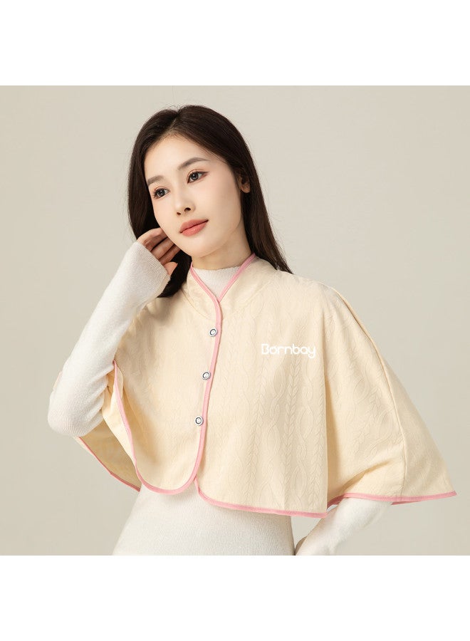 Bornbay Maternity Shawl For Postpartum Confinement, Nursing Shawl, Shoulder Warmer For Breastfeeding, Maternity Confinement Shawl, Warm And Cold-proof Shawl - Image 5